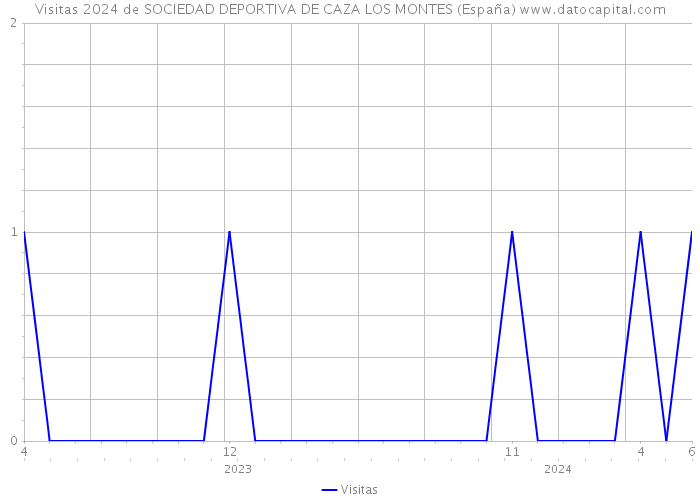 Visitas 2024 de SOCIEDAD DEPORTIVA DE CAZA LOS MONTES (España) 