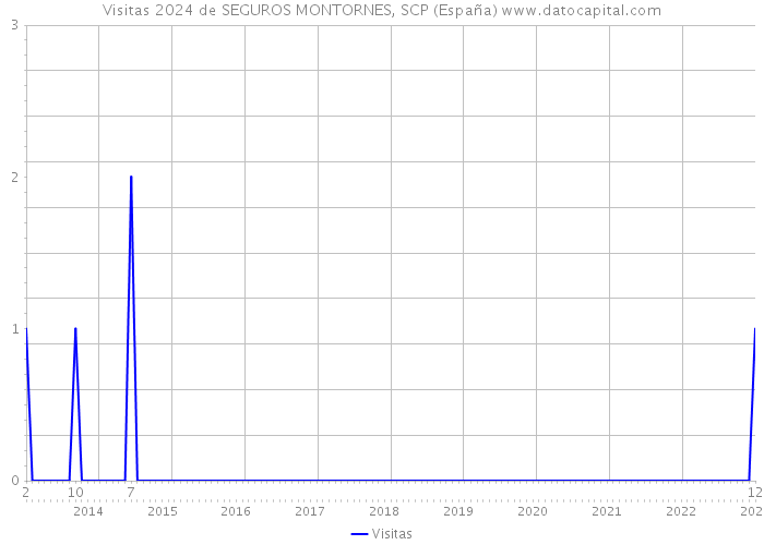 Visitas 2024 de SEGUROS MONTORNES, SCP (España) 