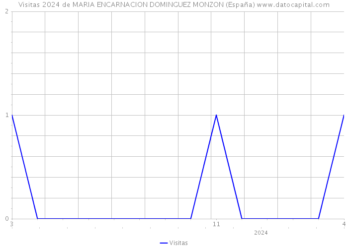 Visitas 2024 de MARIA ENCARNACION DOMINGUEZ MONZON (España) 