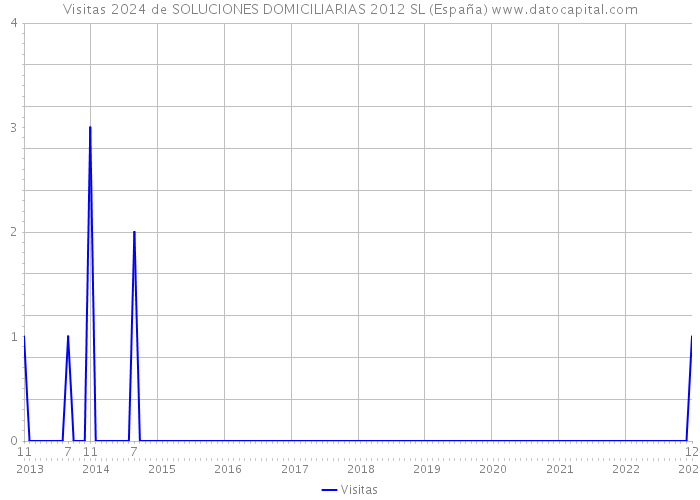 Visitas 2024 de SOLUCIONES DOMICILIARIAS 2012 SL (España) 