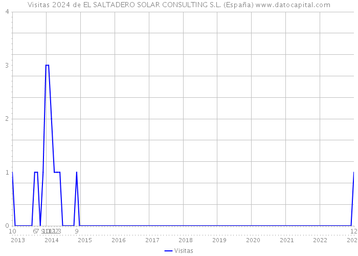 Visitas 2024 de EL SALTADERO SOLAR CONSULTING S.L. (España) 