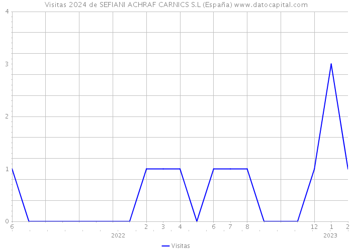 Visitas 2024 de SEFIANI ACHRAF CARNICS S.L (España) 