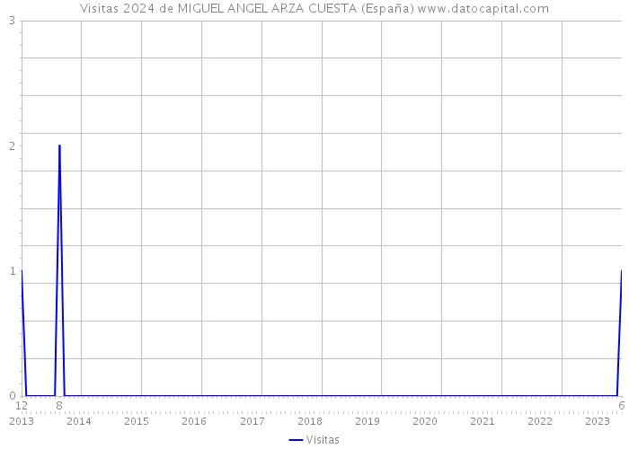 Visitas 2024 de MIGUEL ANGEL ARZA CUESTA (España) 