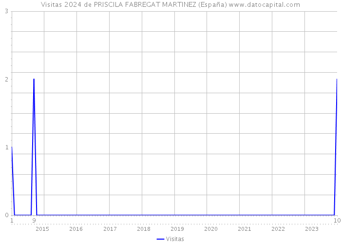 Visitas 2024 de PRISCILA FABREGAT MARTINEZ (España) 