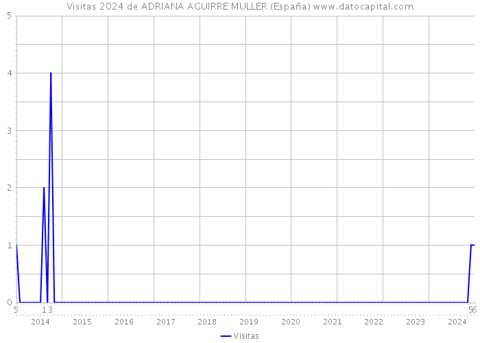 Visitas 2024 de ADRIANA AGUIRRE MULLER (España) 