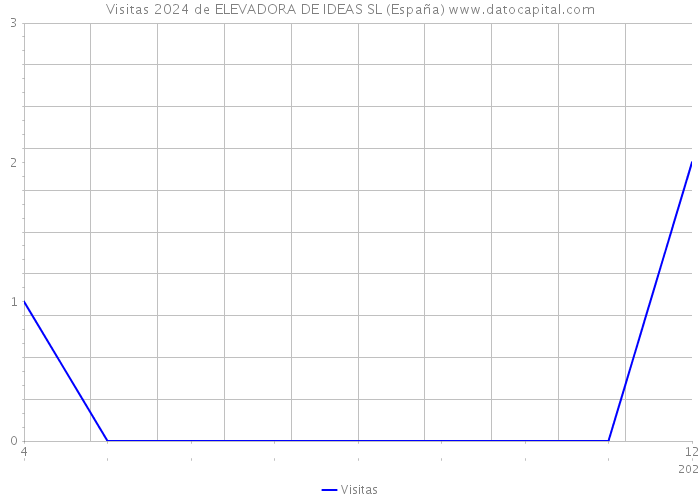Visitas 2024 de ELEVADORA DE IDEAS SL (España) 