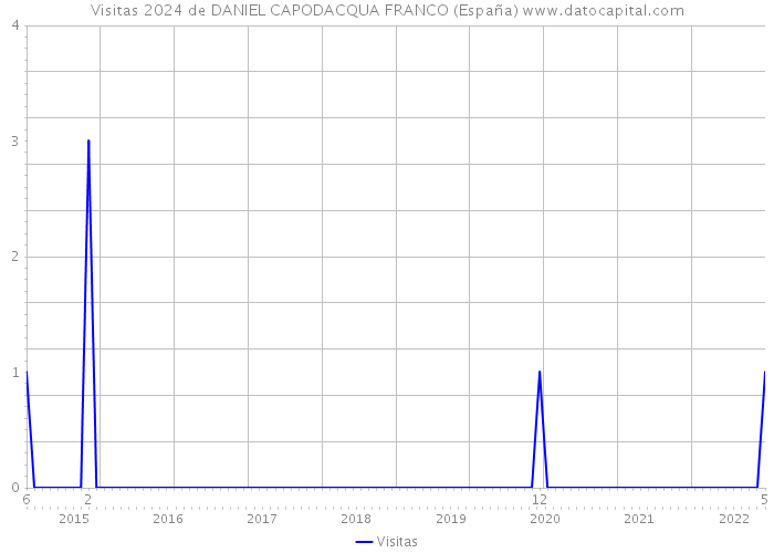 Visitas 2024 de DANIEL CAPODACQUA FRANCO (España) 