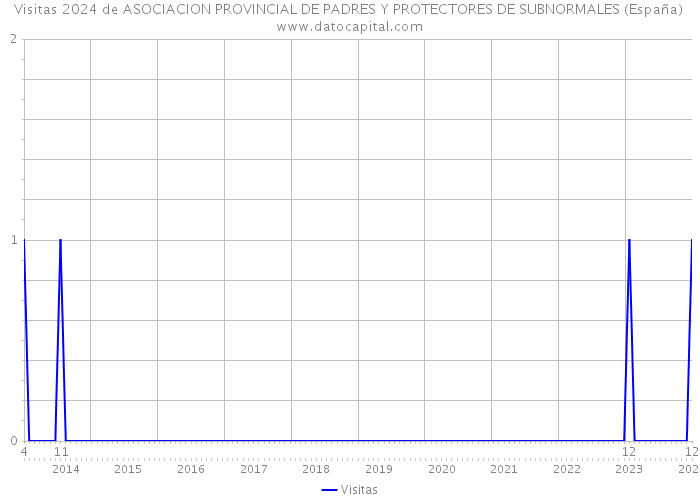 Visitas 2024 de ASOCIACION PROVINCIAL DE PADRES Y PROTECTORES DE SUBNORMALES (España) 