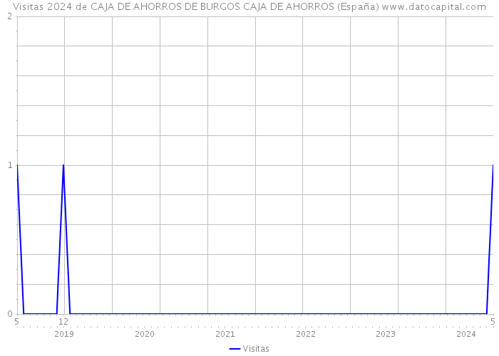 Visitas 2024 de CAJA DE AHORROS DE BURGOS CAJA DE AHORROS (España) 