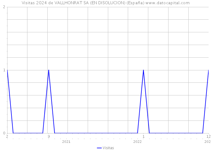Visitas 2024 de VALLHONRAT SA (EN DISOLUCION) (España) 