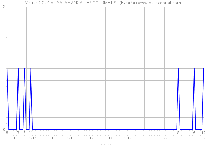 Visitas 2024 de SALAMANCA TEP GOURMET SL (España) 
