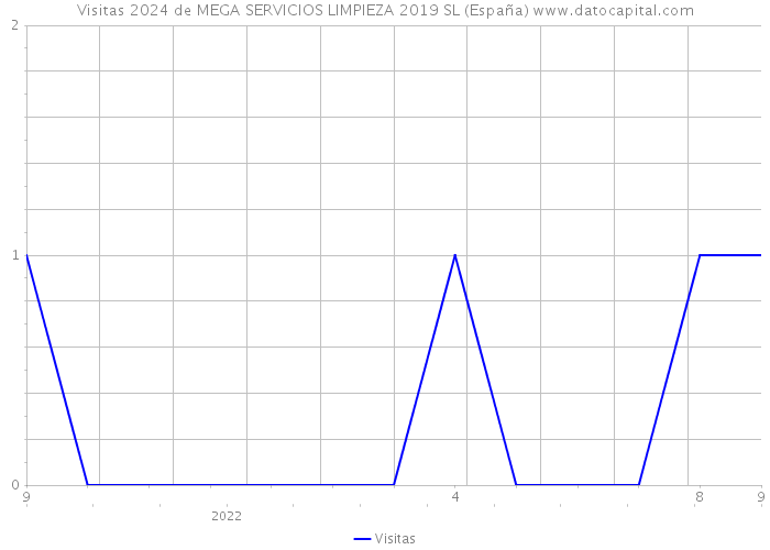 Visitas 2024 de MEGA SERVICIOS LIMPIEZA 2019 SL (España) 