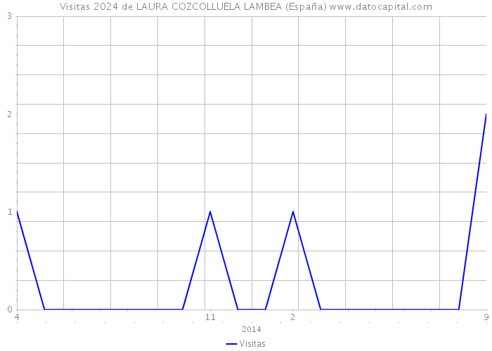Visitas 2024 de LAURA COZCOLLUELA LAMBEA (España) 