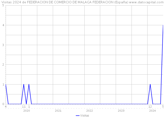 Visitas 2024 de FEDERACION DE COMERCIO DE MALAGA FEDERACION (España) 