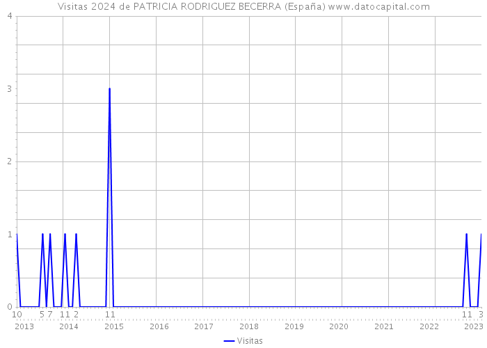 Visitas 2024 de PATRICIA RODRIGUEZ BECERRA (España) 
