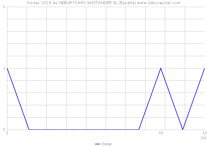 Visitas 2024 de NEBURYCARS SANTANDER SL (España) 