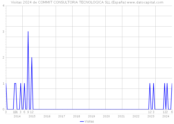 Visitas 2024 de COMMIT CONSULTORIA TECNOLOGICA SLL (España) 