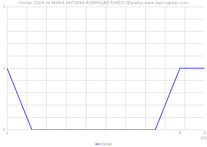 Visitas 2024 de MARIA ANTONIA RODRIGUEZ PARDO (España) 