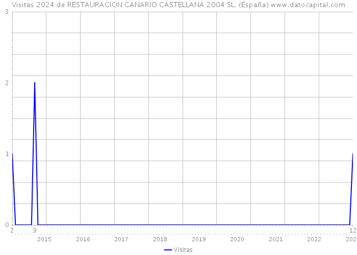 Visitas 2024 de RESTAURACION CANARIO CASTELLANA 2004 SL. (España) 