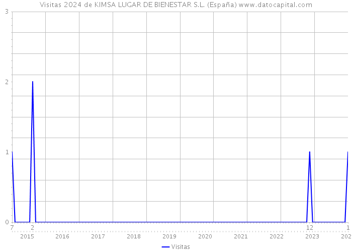 Visitas 2024 de KIMSA LUGAR DE BIENESTAR S.L. (España) 