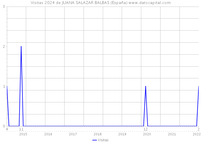 Visitas 2024 de JUANA SALAZAR BALBAS (España) 