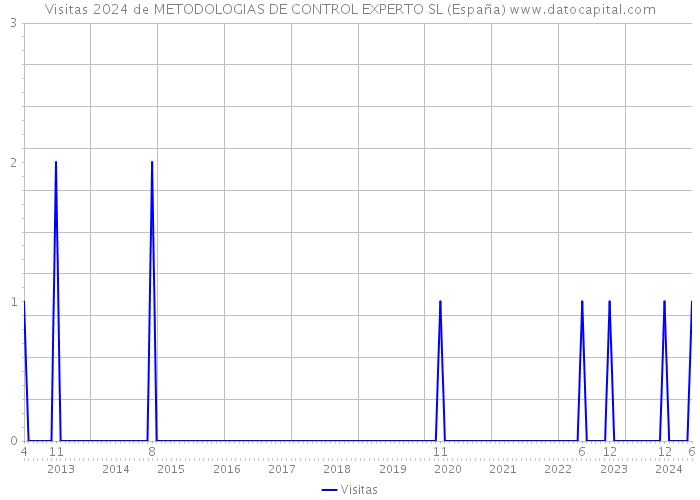 Visitas 2024 de METODOLOGIAS DE CONTROL EXPERTO SL (España) 