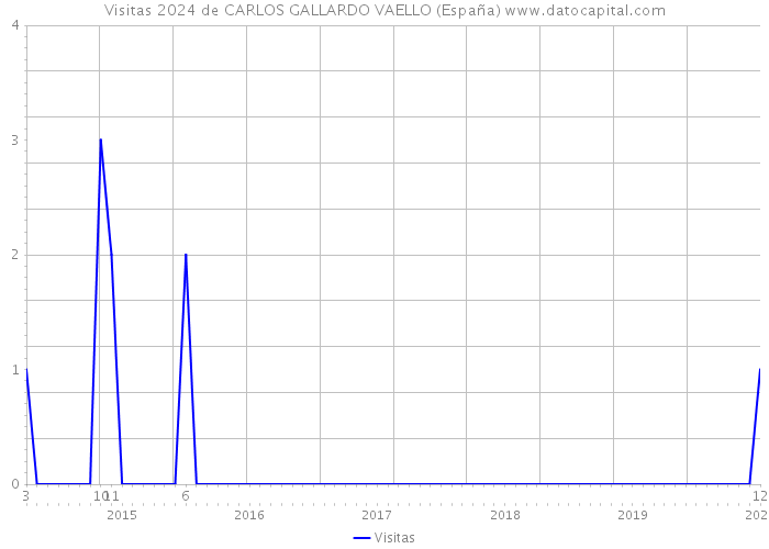 Visitas 2024 de CARLOS GALLARDO VAELLO (España) 