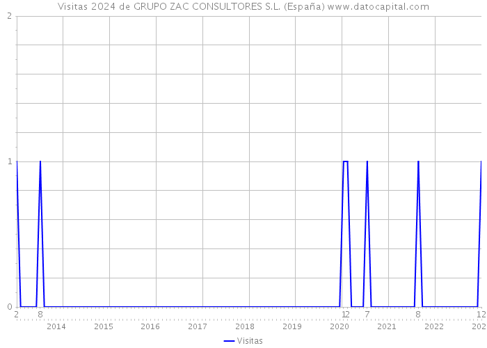 Visitas 2024 de GRUPO ZAC CONSULTORES S.L. (España) 