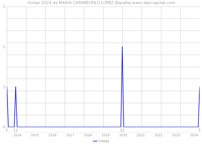Visitas 2024 de MARIA CARMEN RILO LOPEZ (España) 