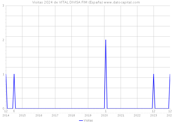 Visitas 2024 de VITAL DIVISA FIM (España) 
