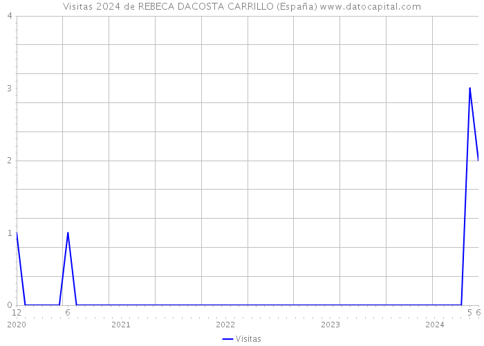 Visitas 2024 de REBECA DACOSTA CARRILLO (España) 