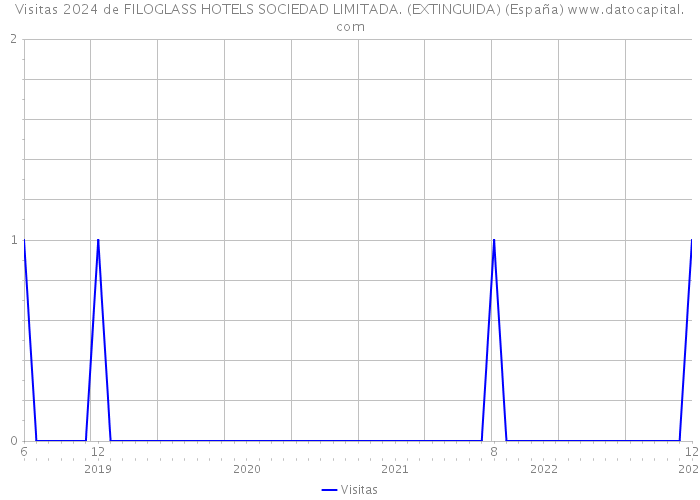 Visitas 2024 de FILOGLASS HOTELS SOCIEDAD LIMITADA. (EXTINGUIDA) (España) 