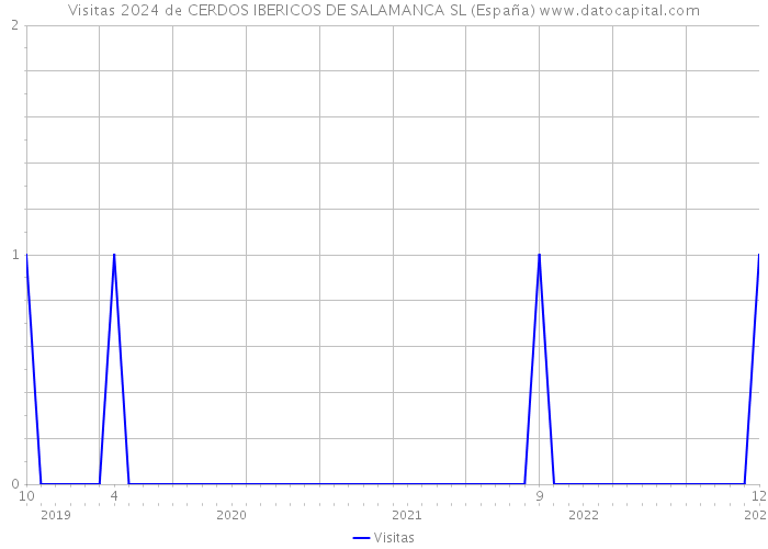 Visitas 2024 de CERDOS IBERICOS DE SALAMANCA SL (España) 