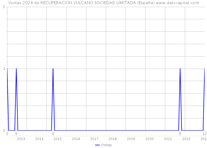Visitas 2024 de RECUPERACION VULCANO SOCIEDAD LIMITADA (España) 
