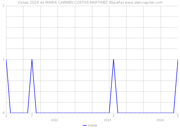 Visitas 2024 de MARIA CARMEN COSTAS MARTINEZ (España) 