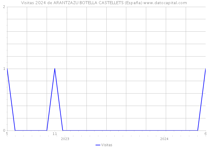 Visitas 2024 de ARANTZAZU BOTELLA CASTELLETS (España) 