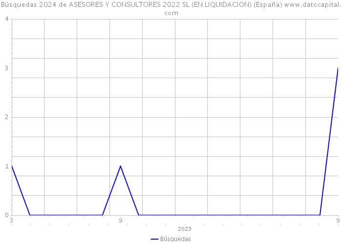 Búsquedas 2024 de ASESORES Y CONSULTORES 2022 SL (EN LIQUIDACION) (España) 