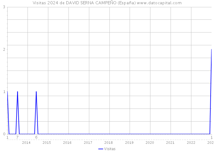 Visitas 2024 de DAVID SERNA CAMPEÑO (España) 