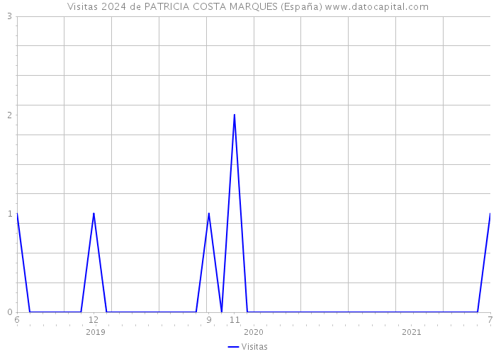 Visitas 2024 de PATRICIA COSTA MARQUES (España) 