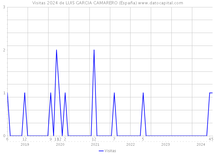 Visitas 2024 de LUIS GARCIA CAMARERO (España) 