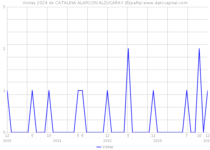 Visitas 2024 de CATALINA ALARCON ALZUGARAY (España) 