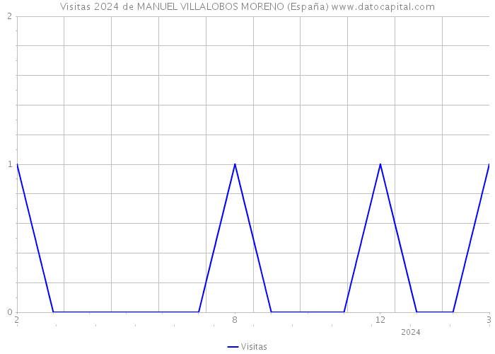 Visitas 2024 de MANUEL VILLALOBOS MORENO (España) 