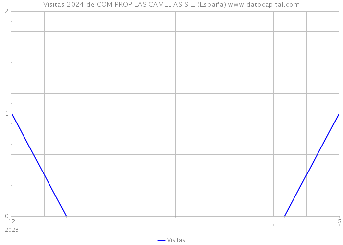 Visitas 2024 de COM PROP LAS CAMELIAS S.L. (España) 