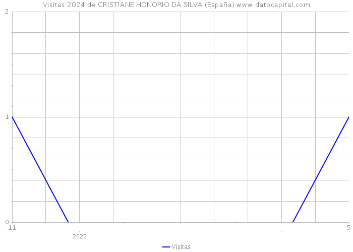 Visitas 2024 de CRISTIANE HONORIO DA SILVA (España) 