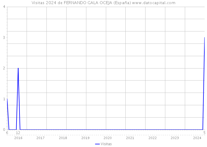 Visitas 2024 de FERNANDO GALA OCEJA (España) 