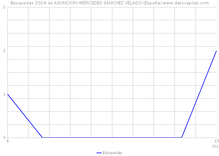 Búsquedas 2024 de ASUNCION-MERCEDES SANCHEZ VELADO (España) 