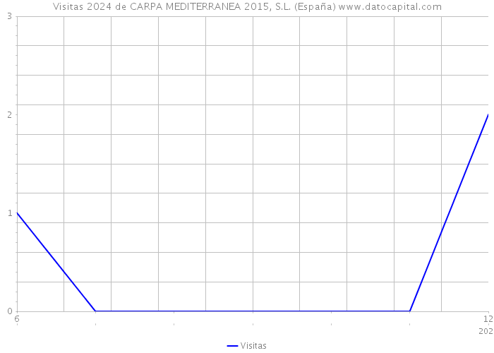 Visitas 2024 de CARPA MEDITERRANEA 2015, S.L. (España) 