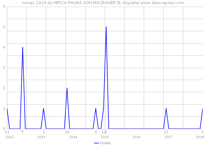 Visitas 2024 de HIPICA PALMA SON MAGRANER SL (España) 