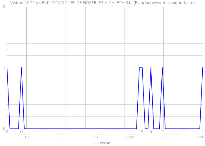 Visitas 2024 de EXPLOTACIONES DE HOSTELERIA CALETA S.L. (España) 