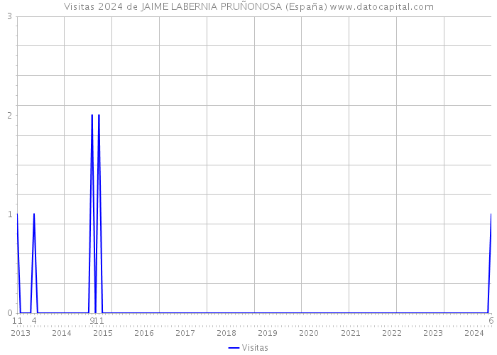 Visitas 2024 de JAIME LABERNIA PRUÑONOSA (España) 